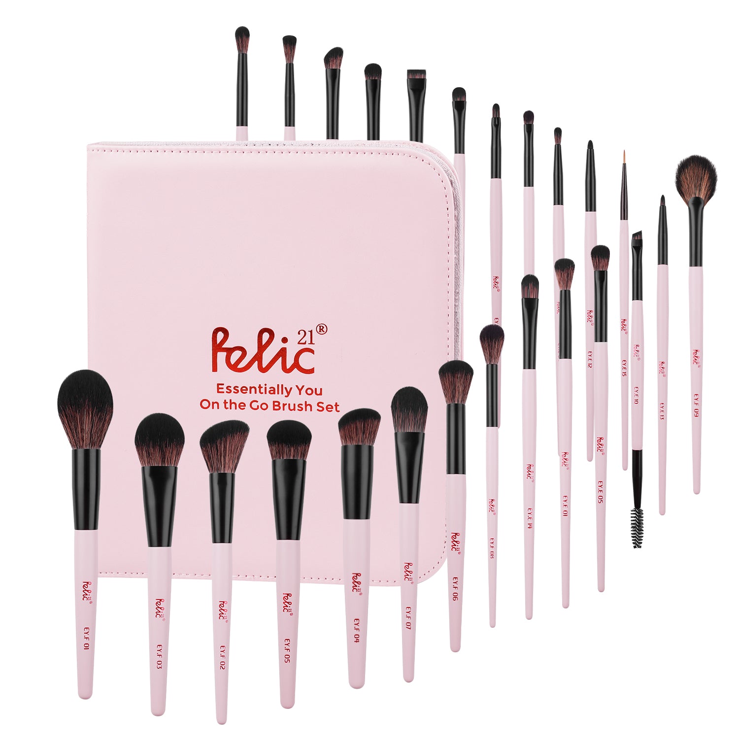 Felic 21 Essentially You On The Go 25pcs Brush Set
