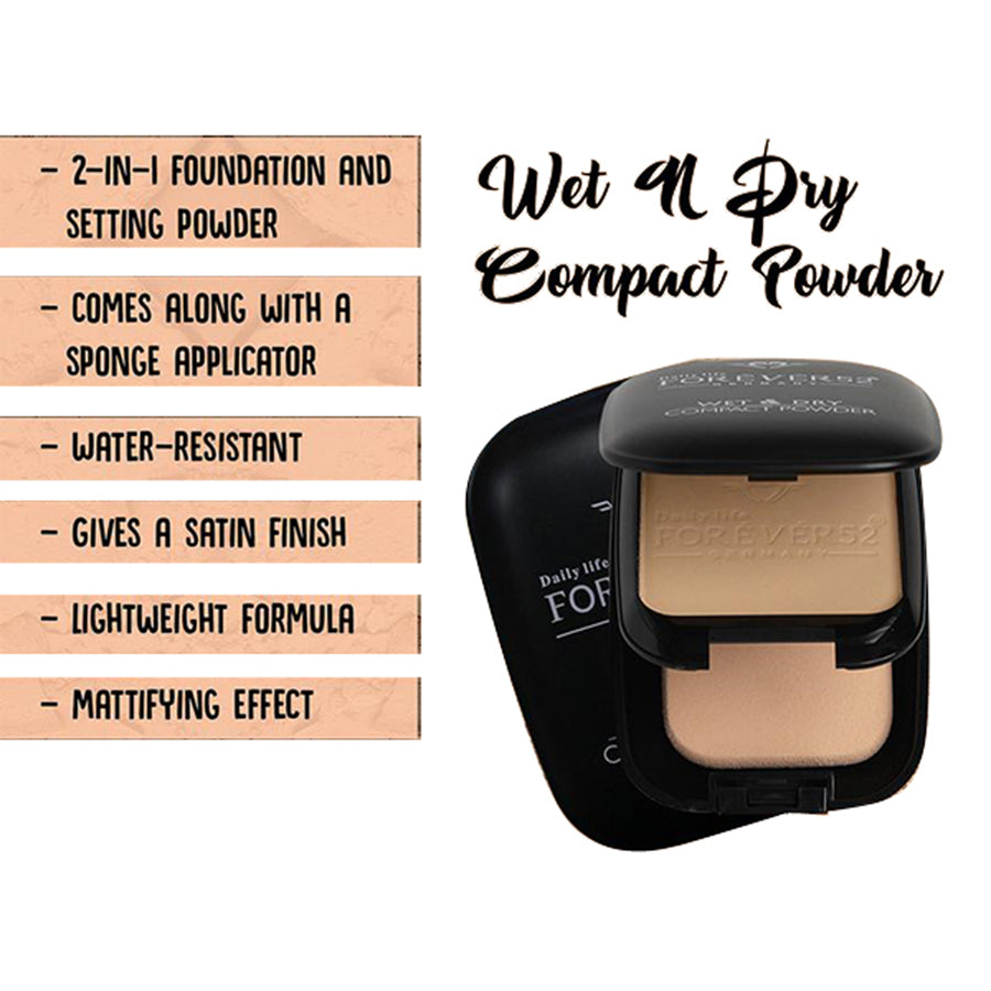 Forever52 Wet N Dry Compact Powder
