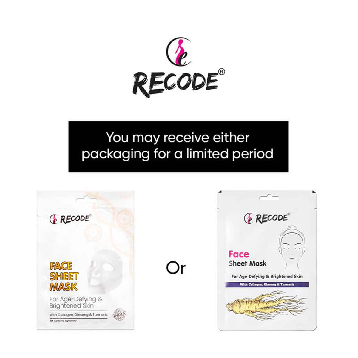 Recode Face Sheet Mask 20G