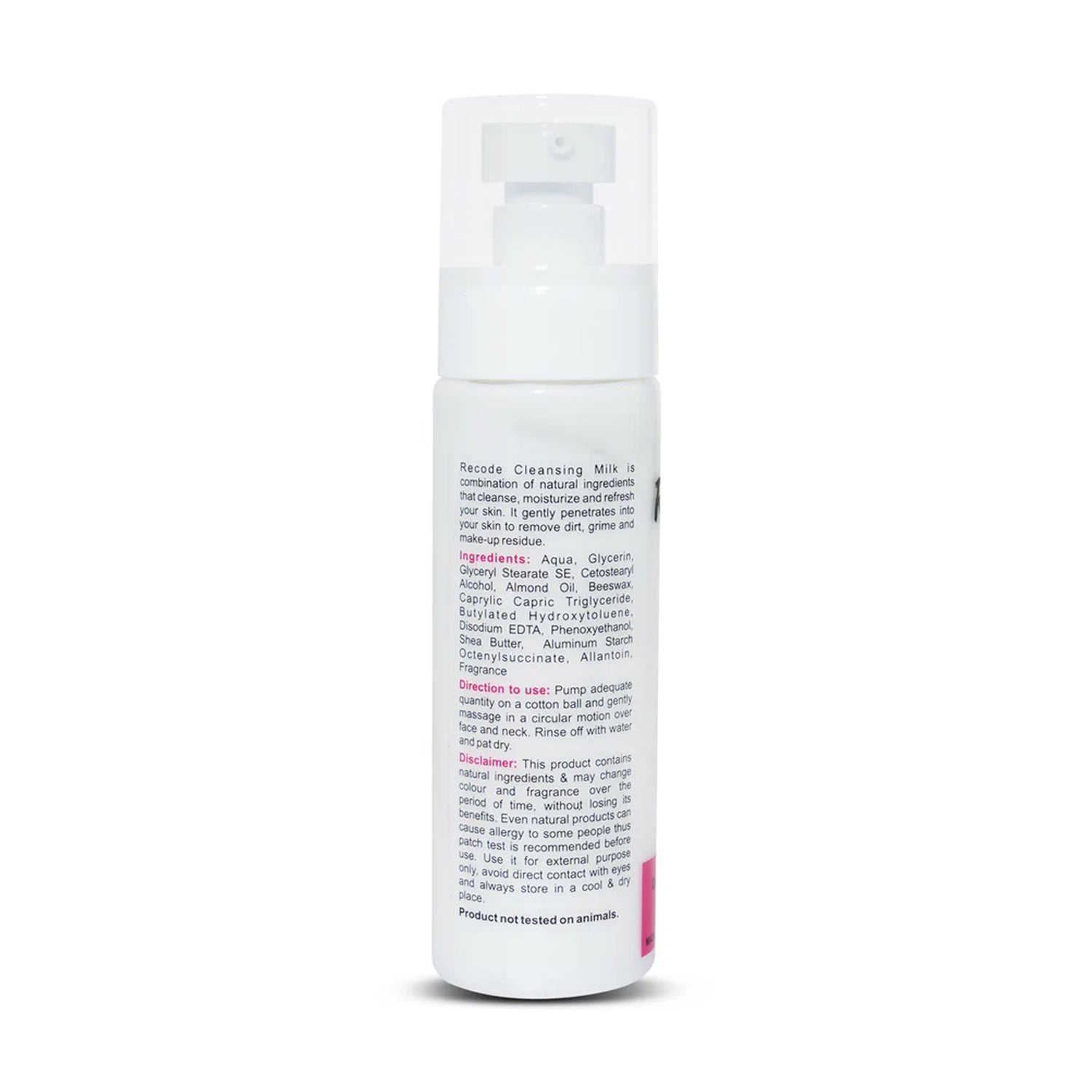 Recode Cleansing Milk 100Ml