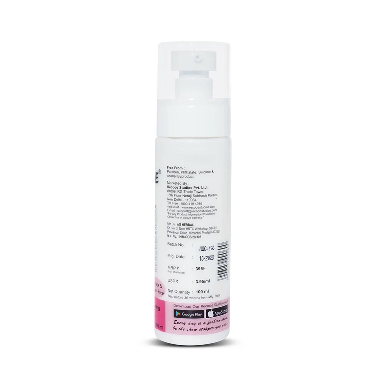 Recode Cleansing Milk 100Ml