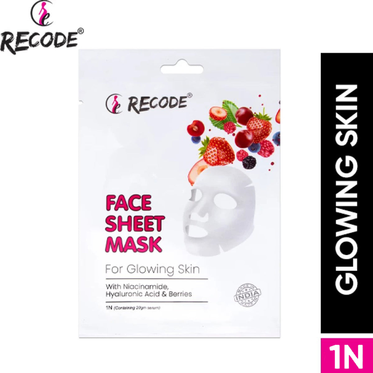 Recode Face Sheet Mask 20 G