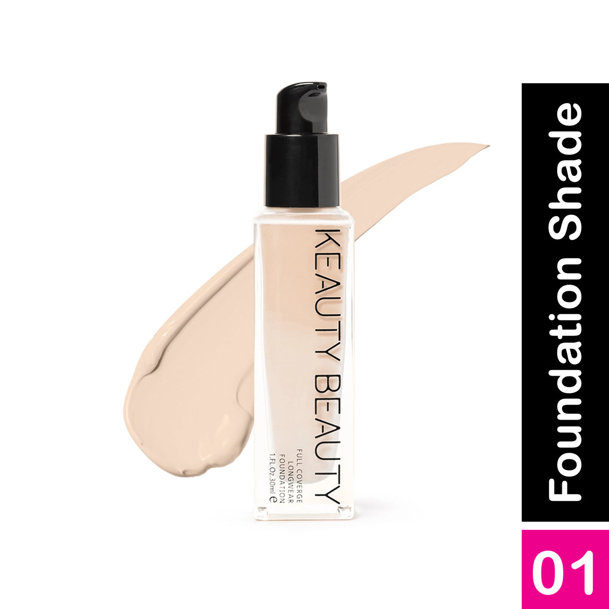 Keauty Beauty Full Coverage Long Wear Foundation