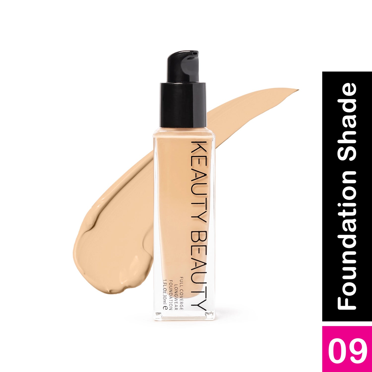 Keauty Beauty Full Coverage Long Wear Foundation