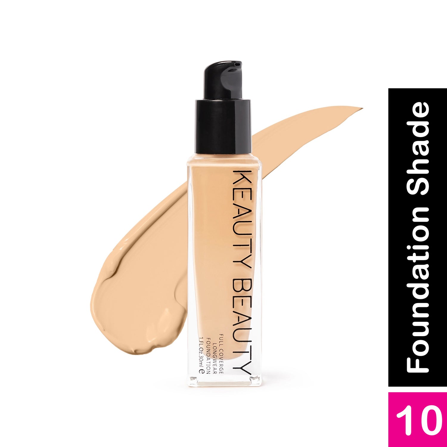 Keauty Beauty Full Coverage Long Wear Foundation