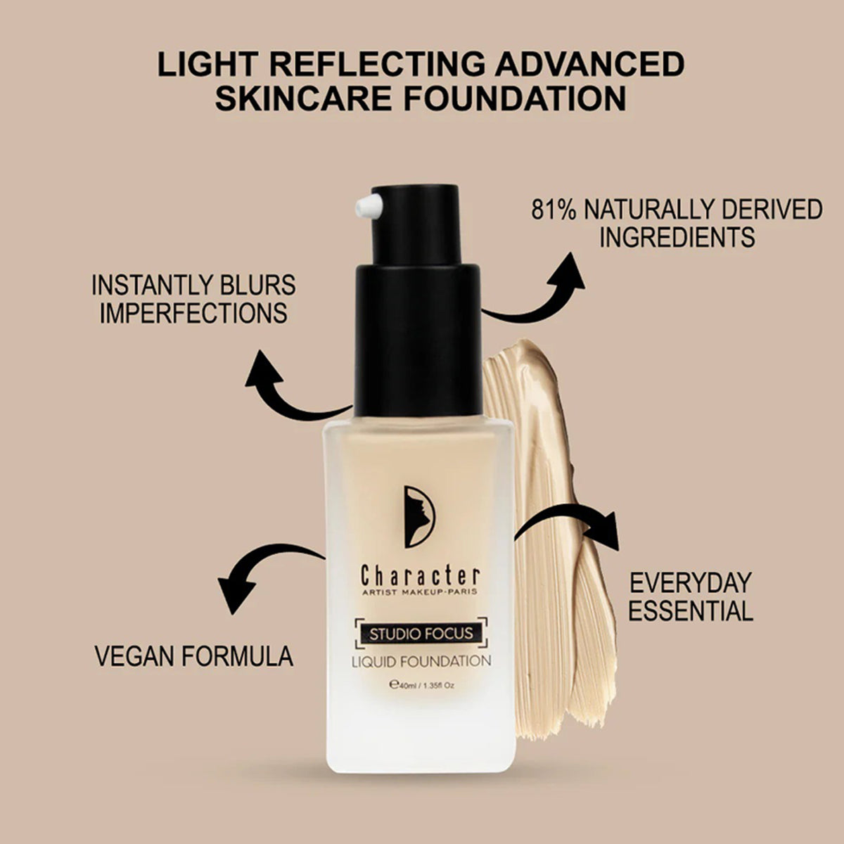 Character Studio Focus Liquid Foundation 40Ml