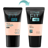 Maybelline Fit Me Matte + Poreless Liquid Foundation Tube 18Ml
