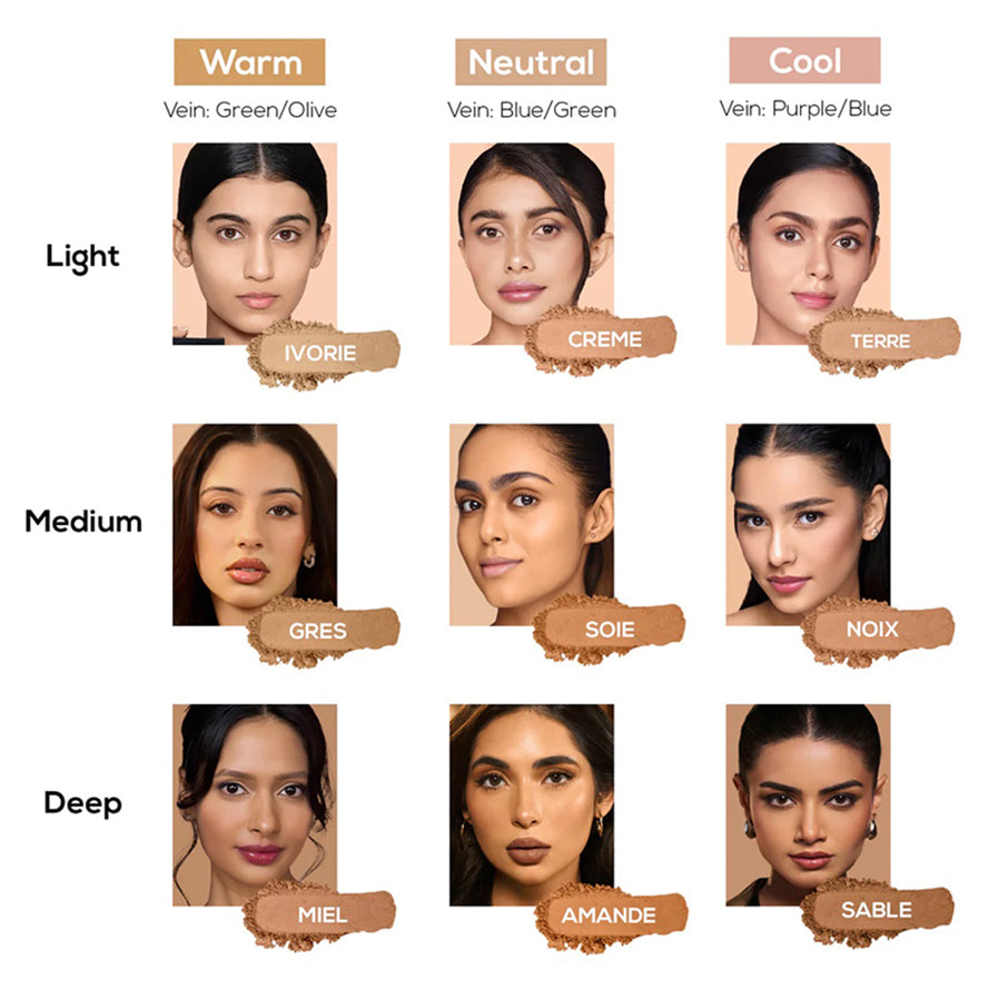 Renee Pro Hd 3-In-1 Foundation Concealer Compact 9G