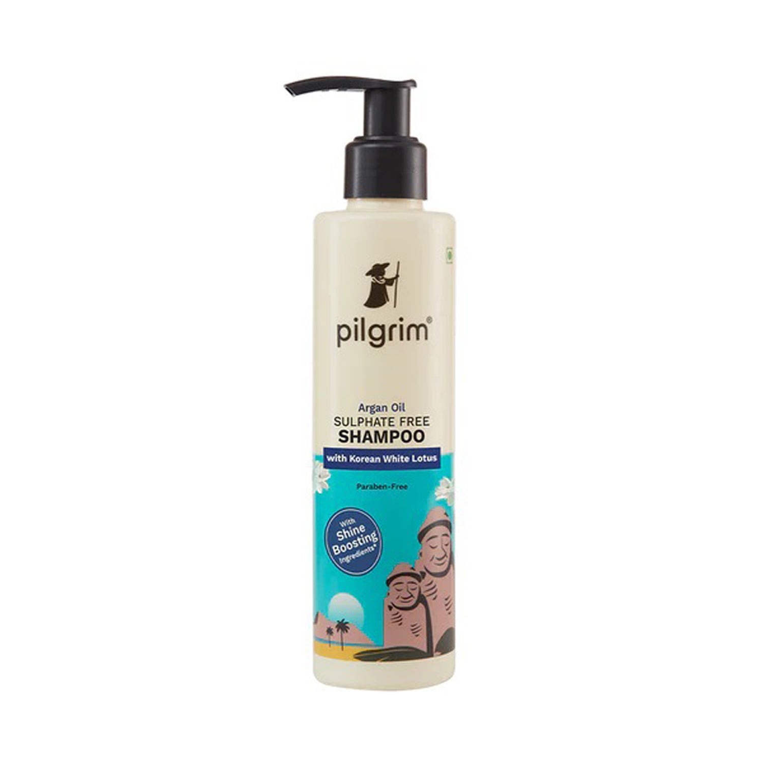 Pilgrim Sulfate Free Shampoo With Argan Oil, Camellia & White Lotus