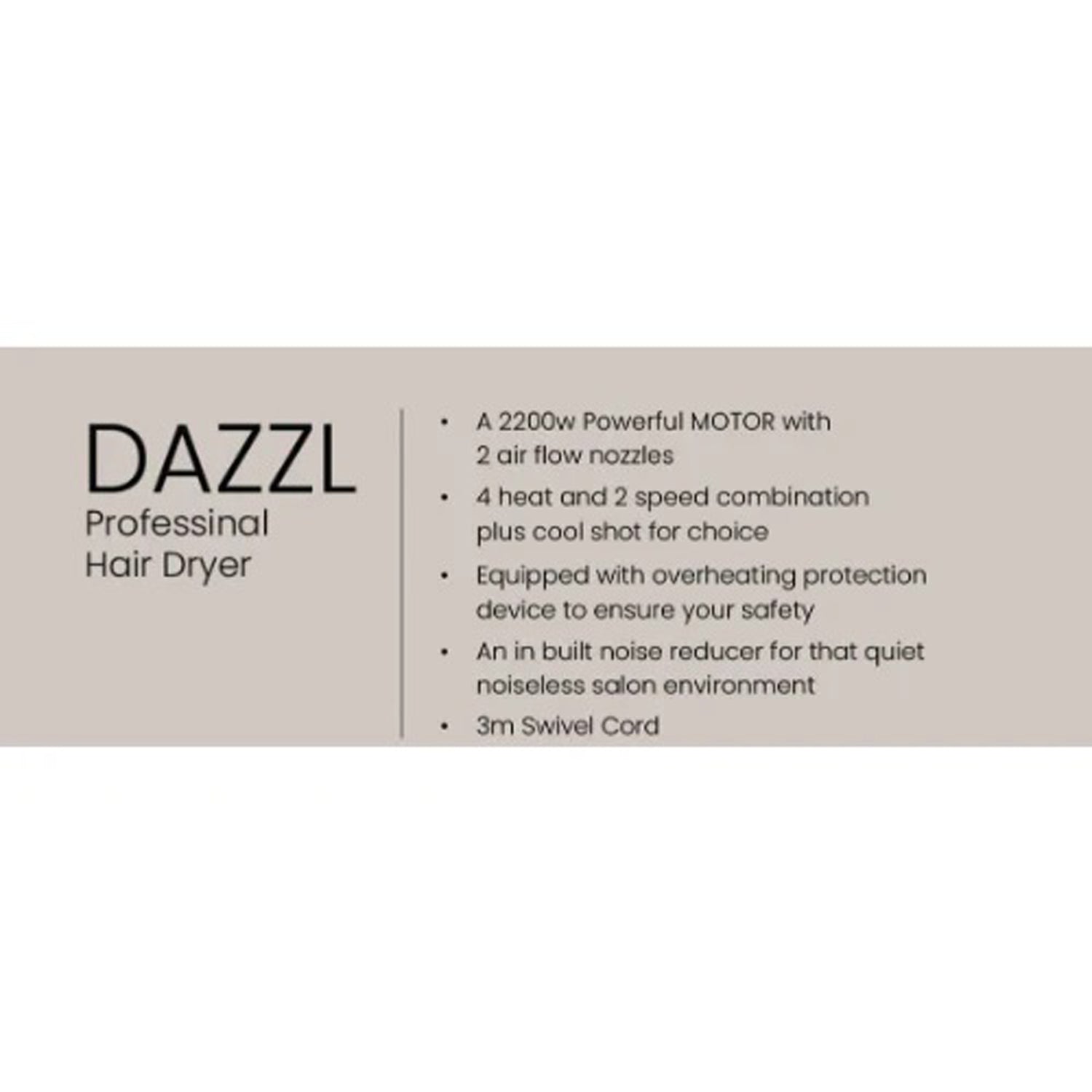 Hnk Dazzle Hair Dryer 2200W