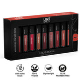 Love Earth Liquid Mousse Liquid Matte Lipstick Set 2*9Ml