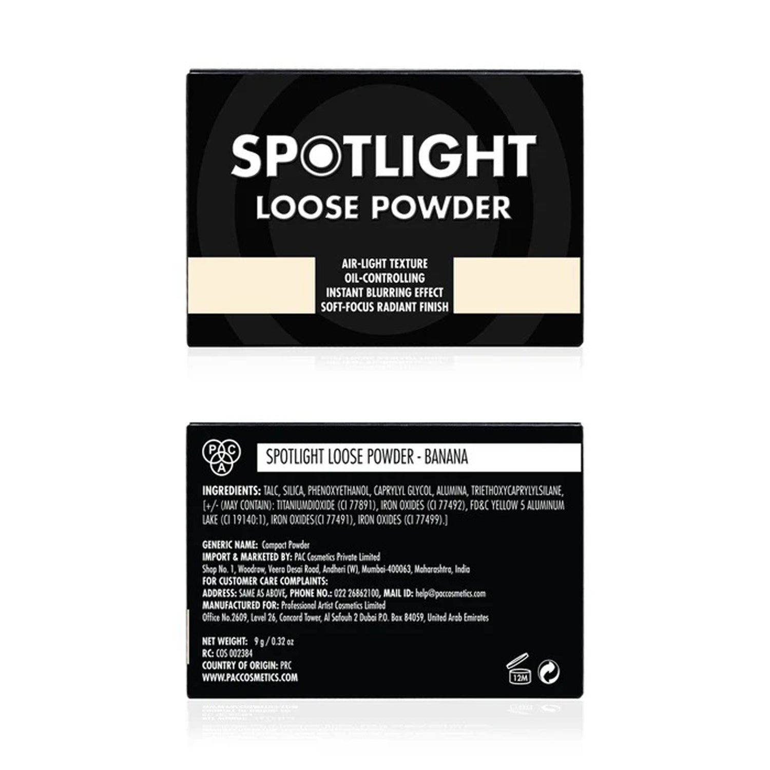 Pac Spotlight Loose Powder 9Gm