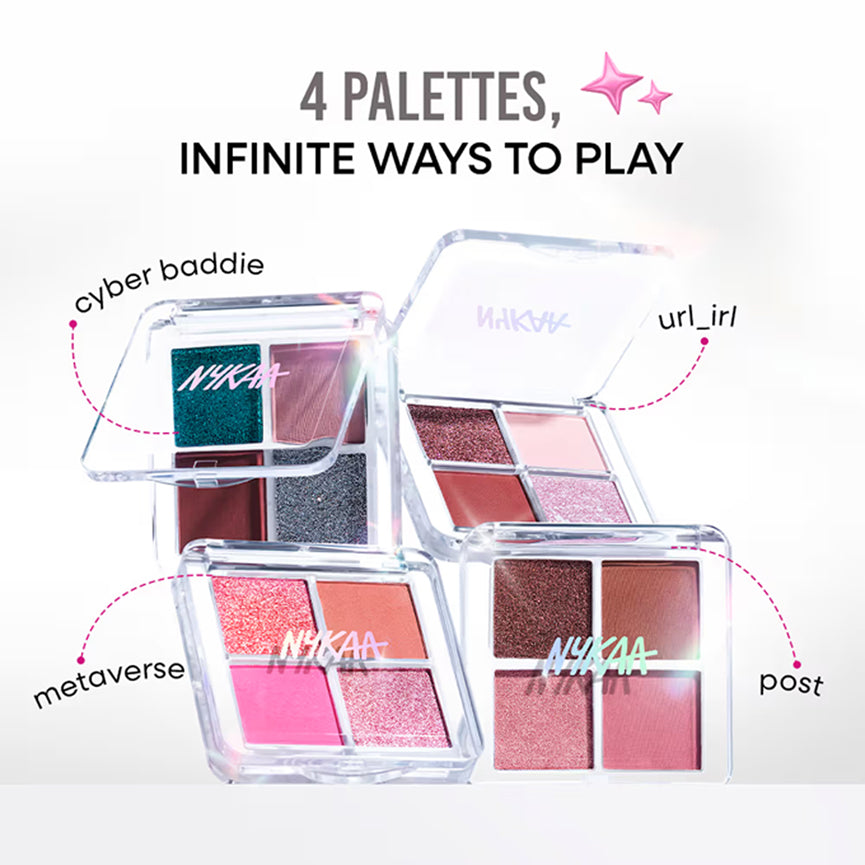 Nykaa Cosmetic Eyes On Me 4 In 1 Quad Eyeshadow Palette 5G