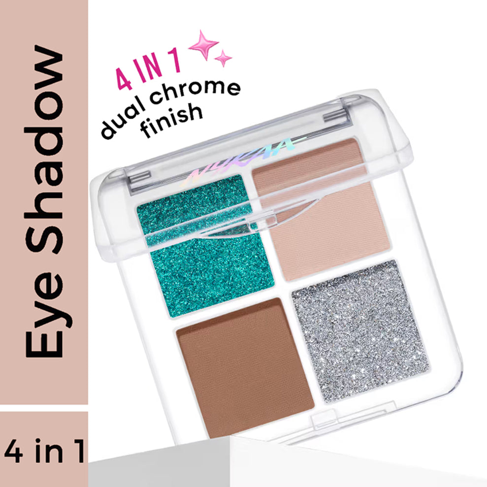 Nykaa Cosmetic Eyes On Me 4 In 1 Quad Eyeshadow Palette 5G