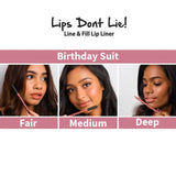 Nykaa Lips Don,T Lie Waterproof Line & Fill Lip Liner 1.14G