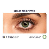 Aqua Color Contact Lenses Envy Green