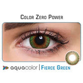 Aqua Color Contact Lenses Fierce Green