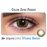 Aqua Color Contact Lenses Fierce Green