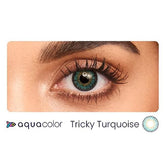 Aqua Color Contact Lenses Tricky Turquoise N