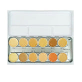 Kryolan Derma Color 12 Shades Palette