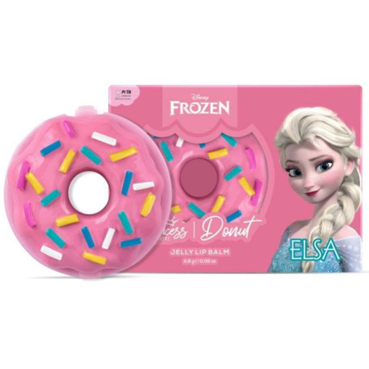 Renee Disney Frozen Princess Donut Jelly Lip Balm Elsa 2.8G