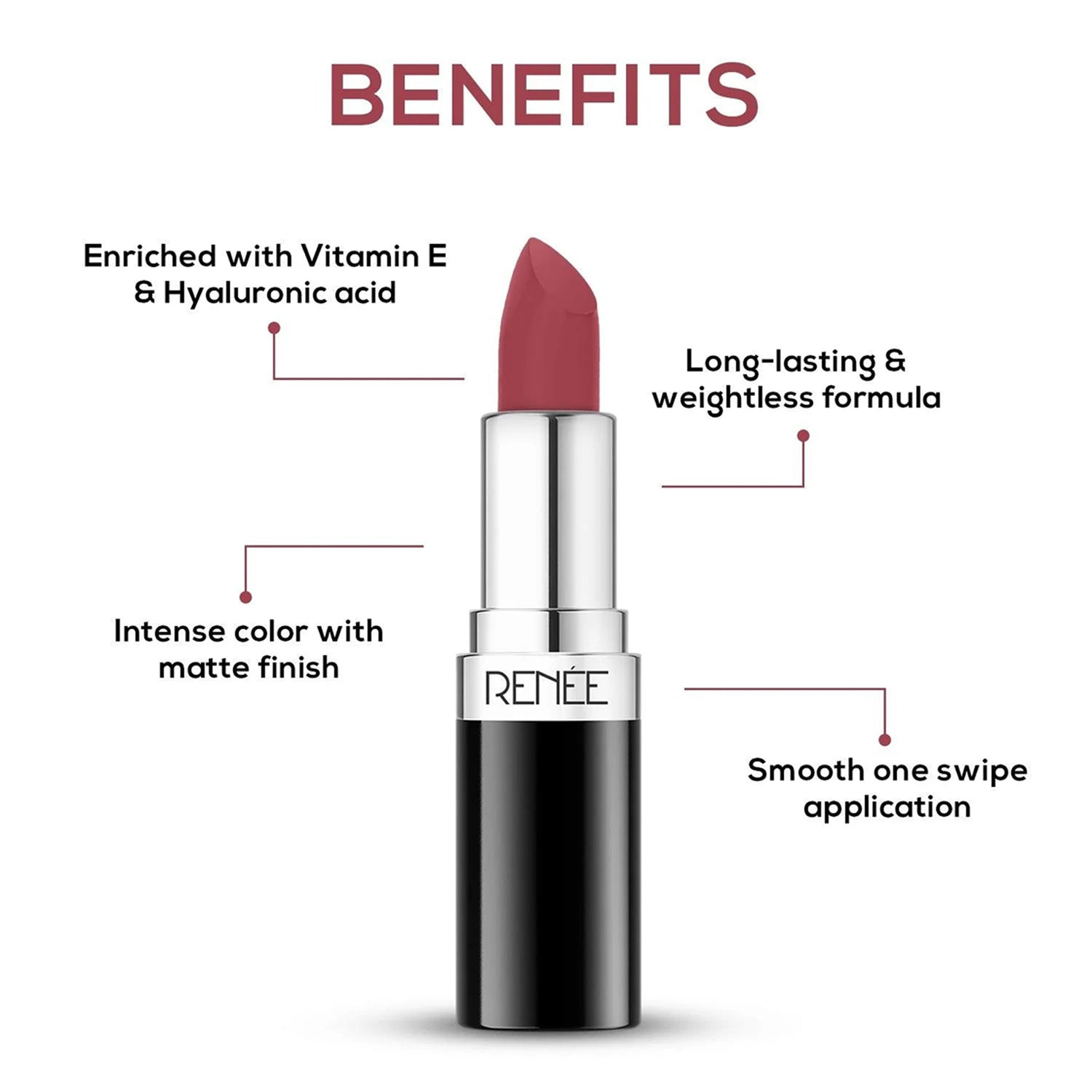 Renee Stuner Matte Lipstick 4Gm