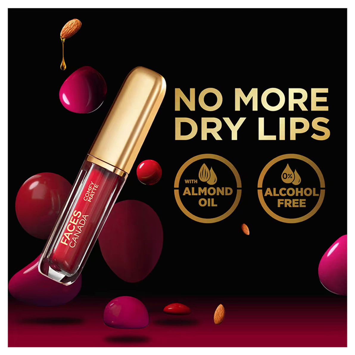 Faces Comfy Matte Liquid Lipstick 3.8Ml