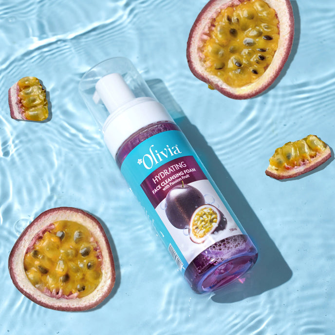Olivia Hydrating Face Cleansing Foam With Passion Fruit 150Ml