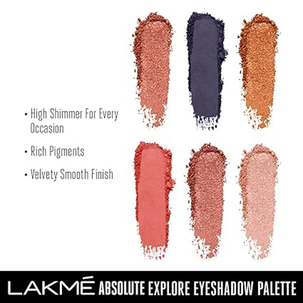 Lakme Absolute Explore Eye Shadow Palette 10G