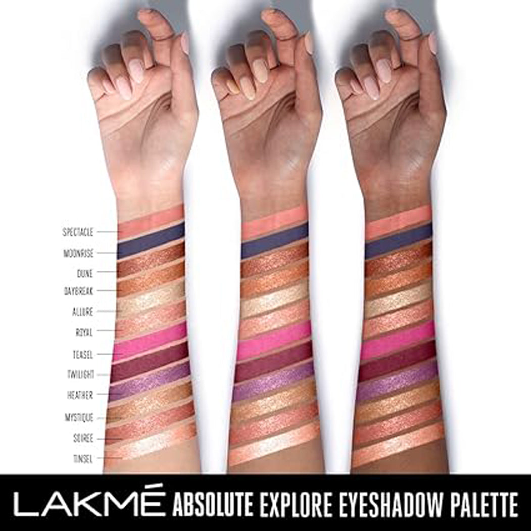 Lakme Absolute Explore Eye Shadow Palette 10G
