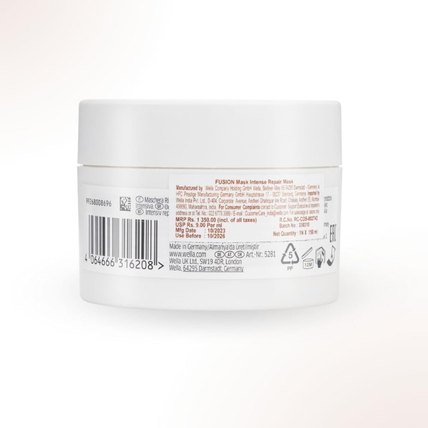 Wella Professionals Fusion Intense Repair Masque