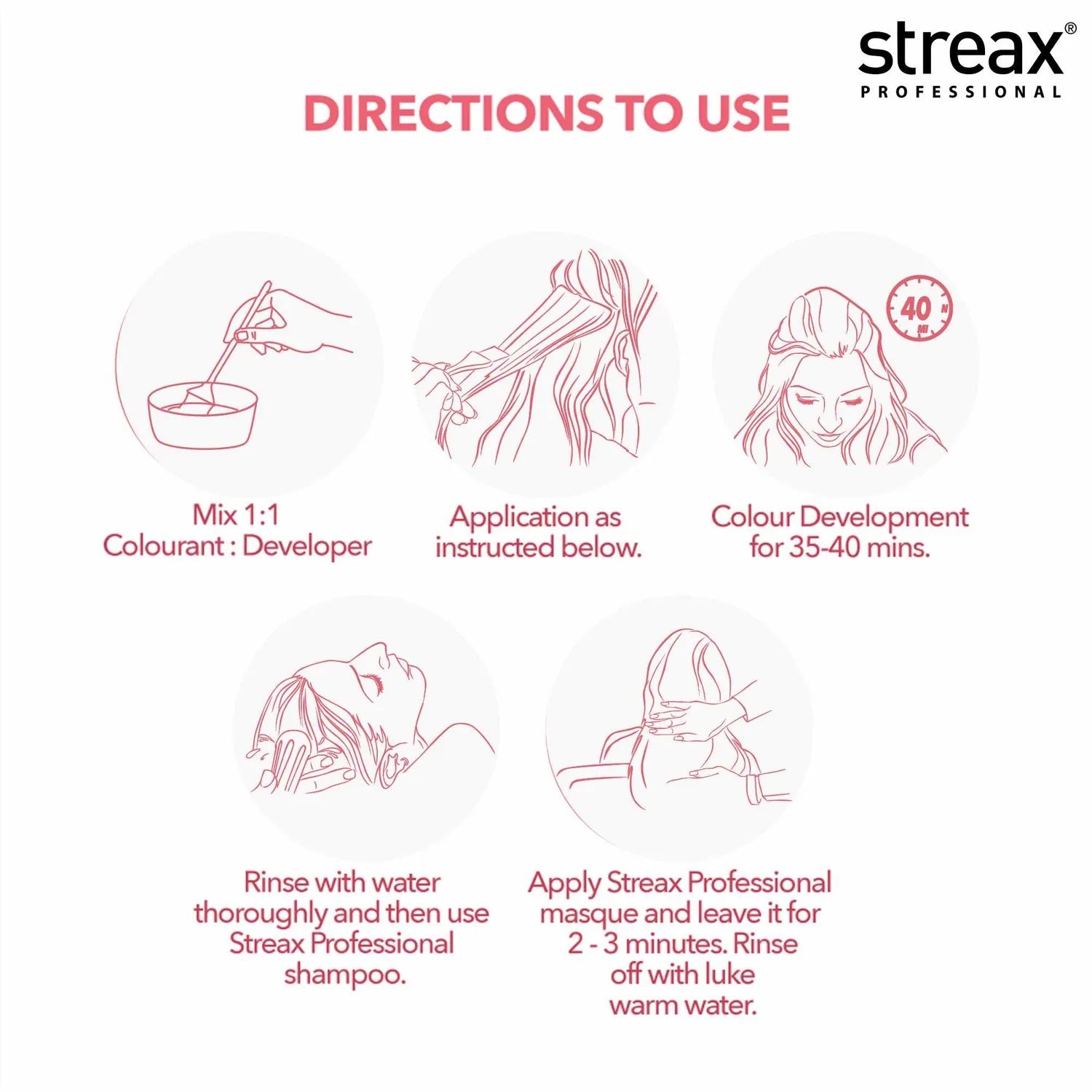 Streax Proffessional Argan Secrets Hair Colourant Cream 60G