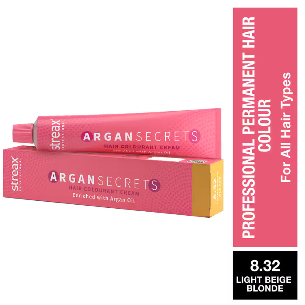 Streax Proffessional Argan Secrets Hair Colourant Cream 60G