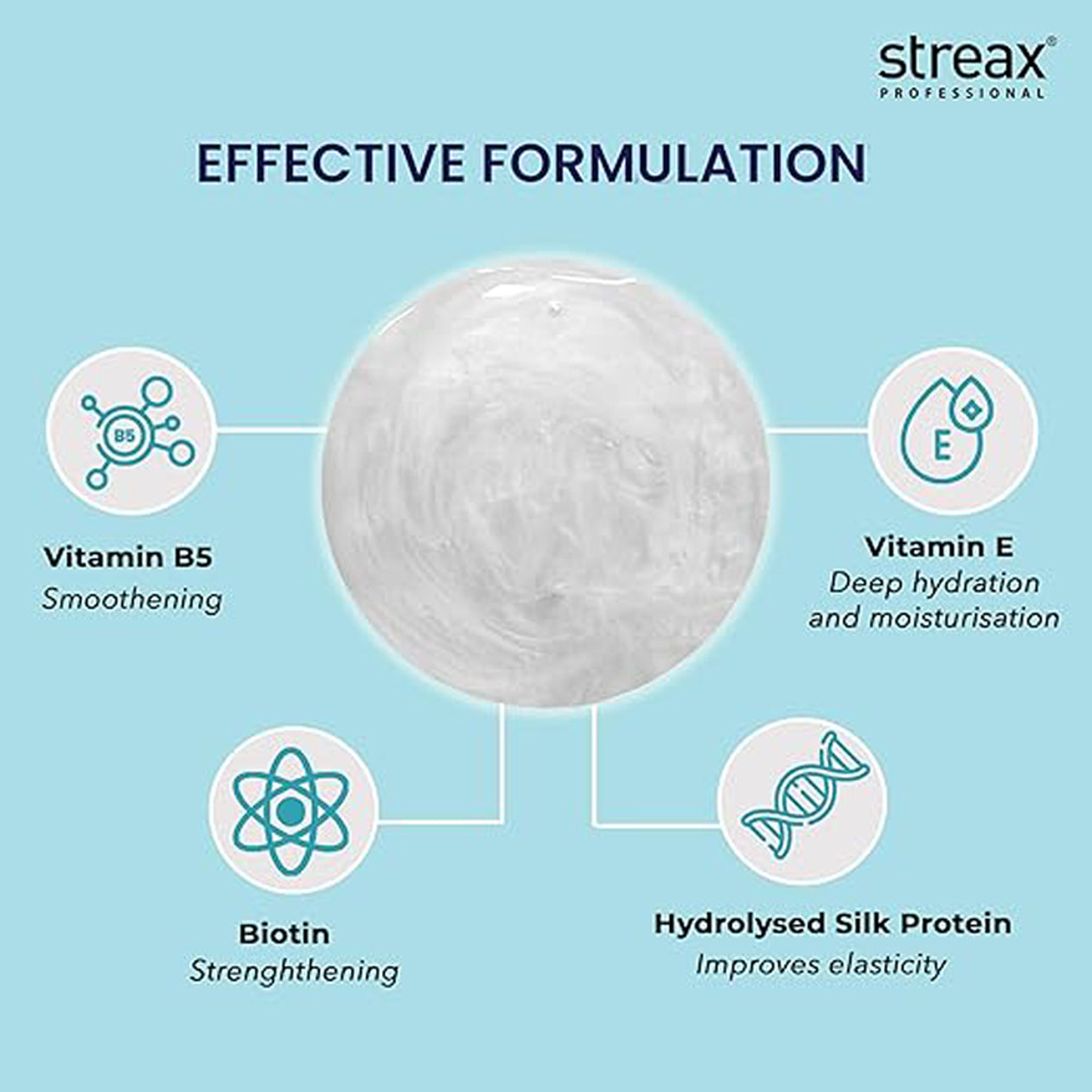 Streax Professional Vitariche Care Smooth & Shine Shampoo