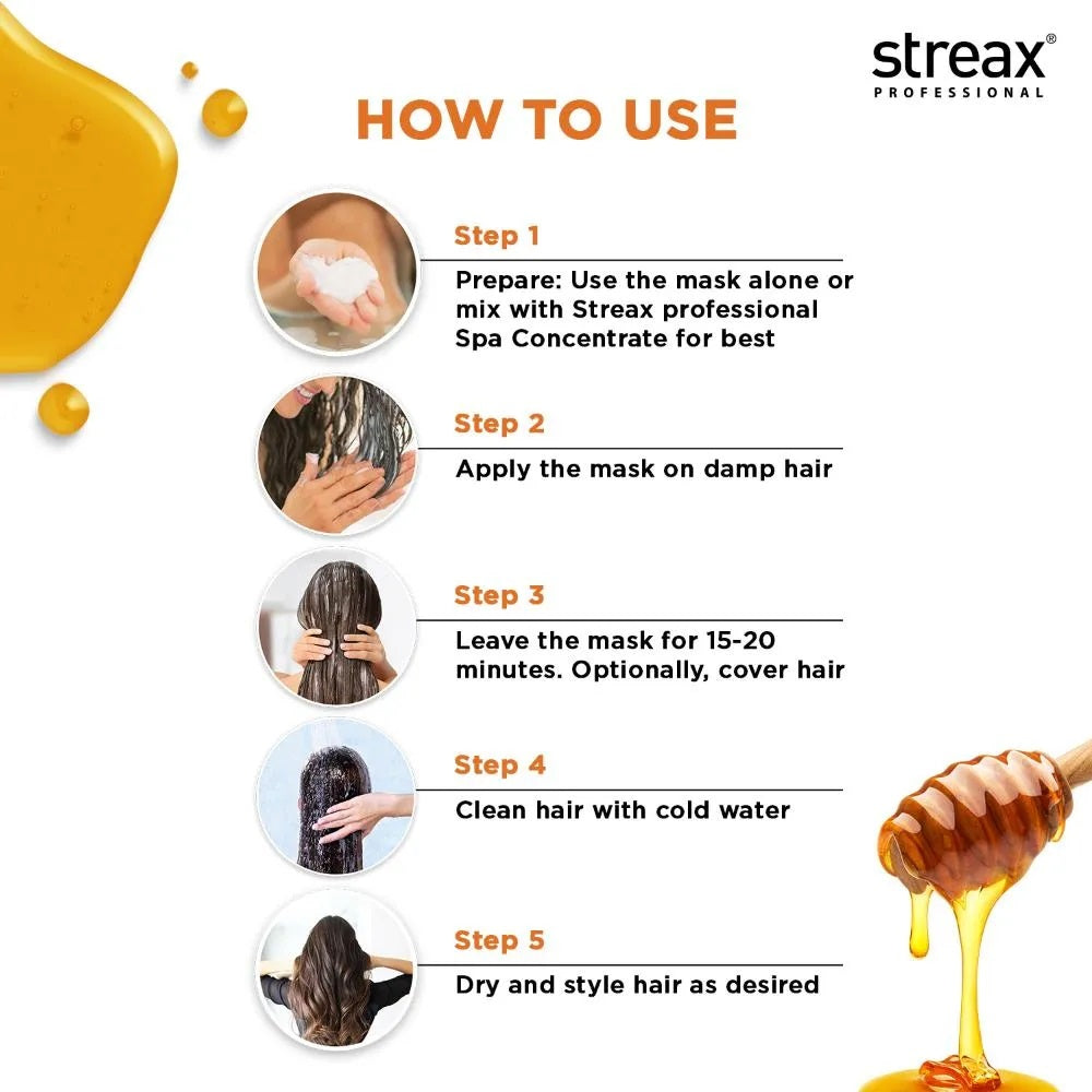 Streax Professional Spa Nourishment Hair Masque For Normal To Dry Hair