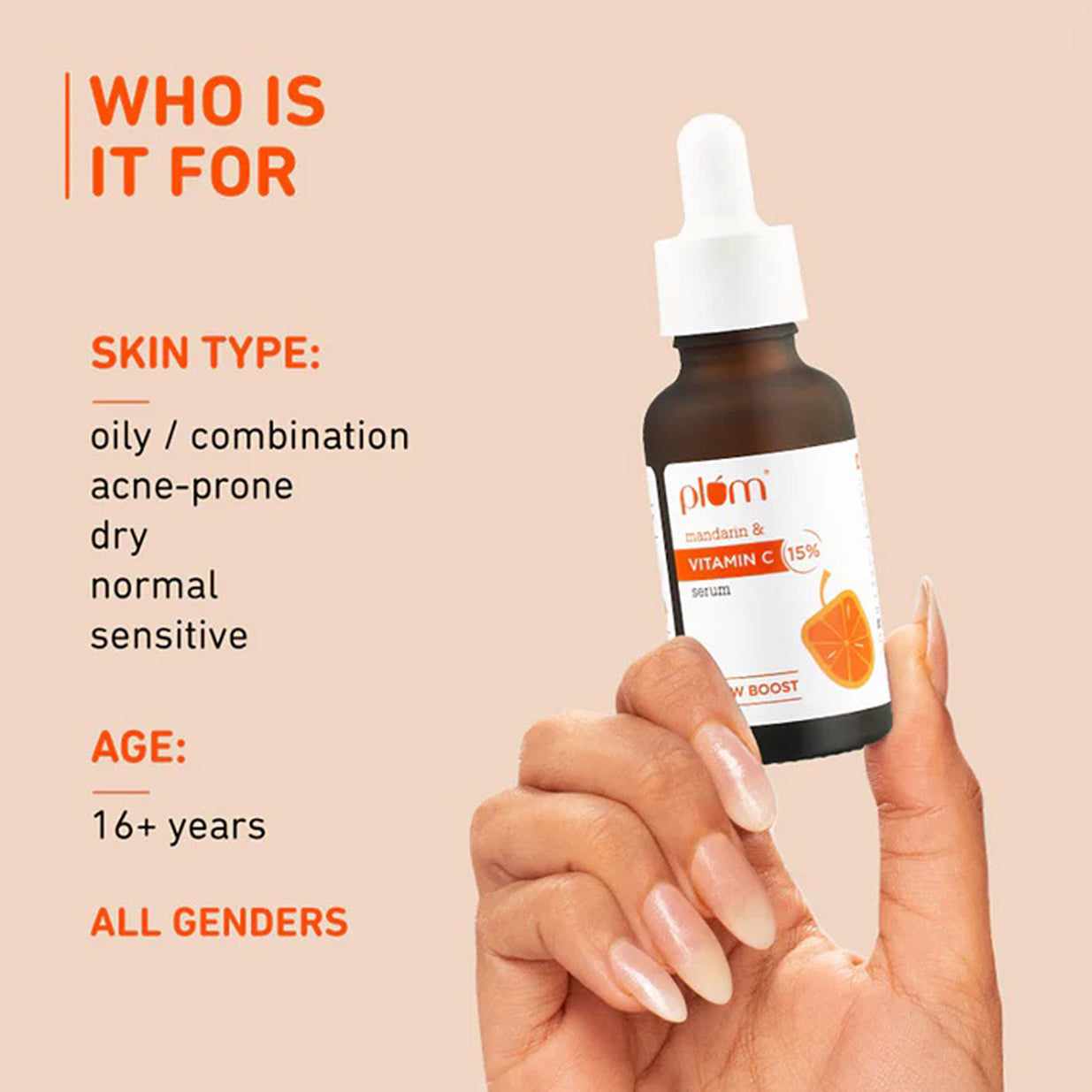 Plum 15Per Vitamin C Face Serum With Mandarin