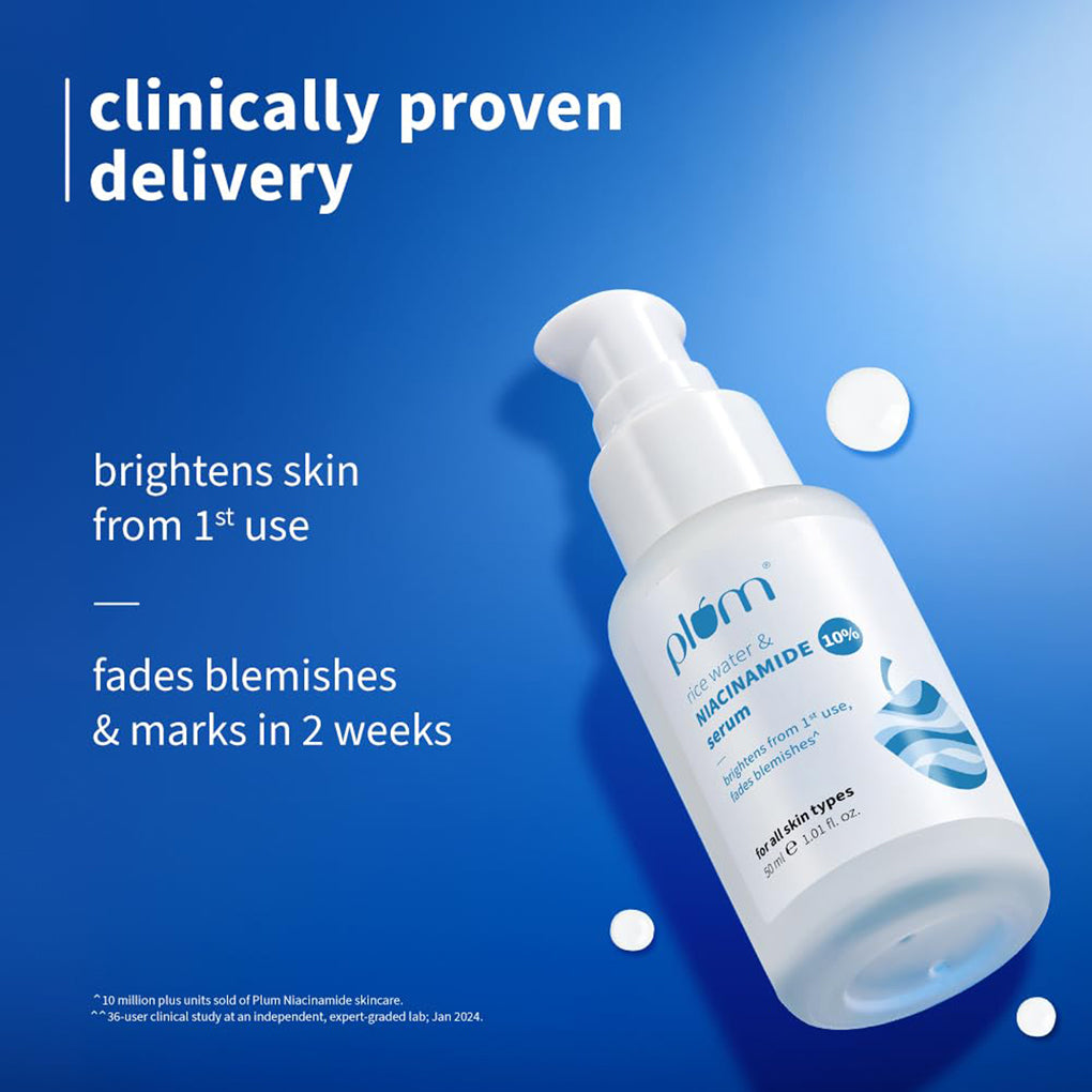Plum 10Per Niacinamide Face Serum With Rice Water