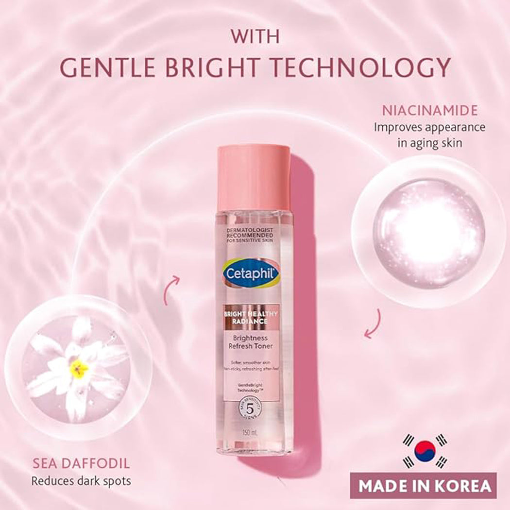 Cetaphil Bright Healthy Radiance Brightness Refresh Toner 150Ml