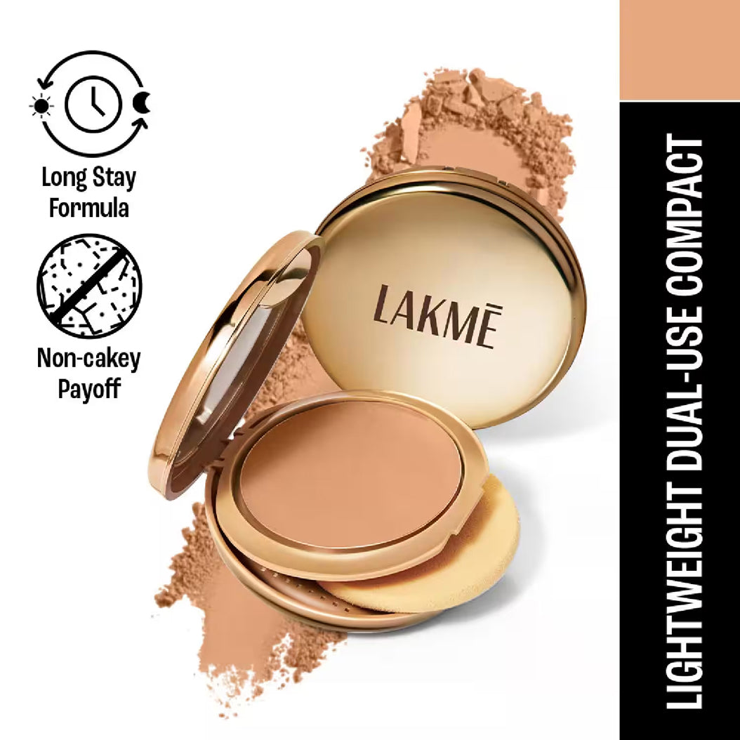Lakme 9To5 Unreal Dual Cover Pressed Powder 9G