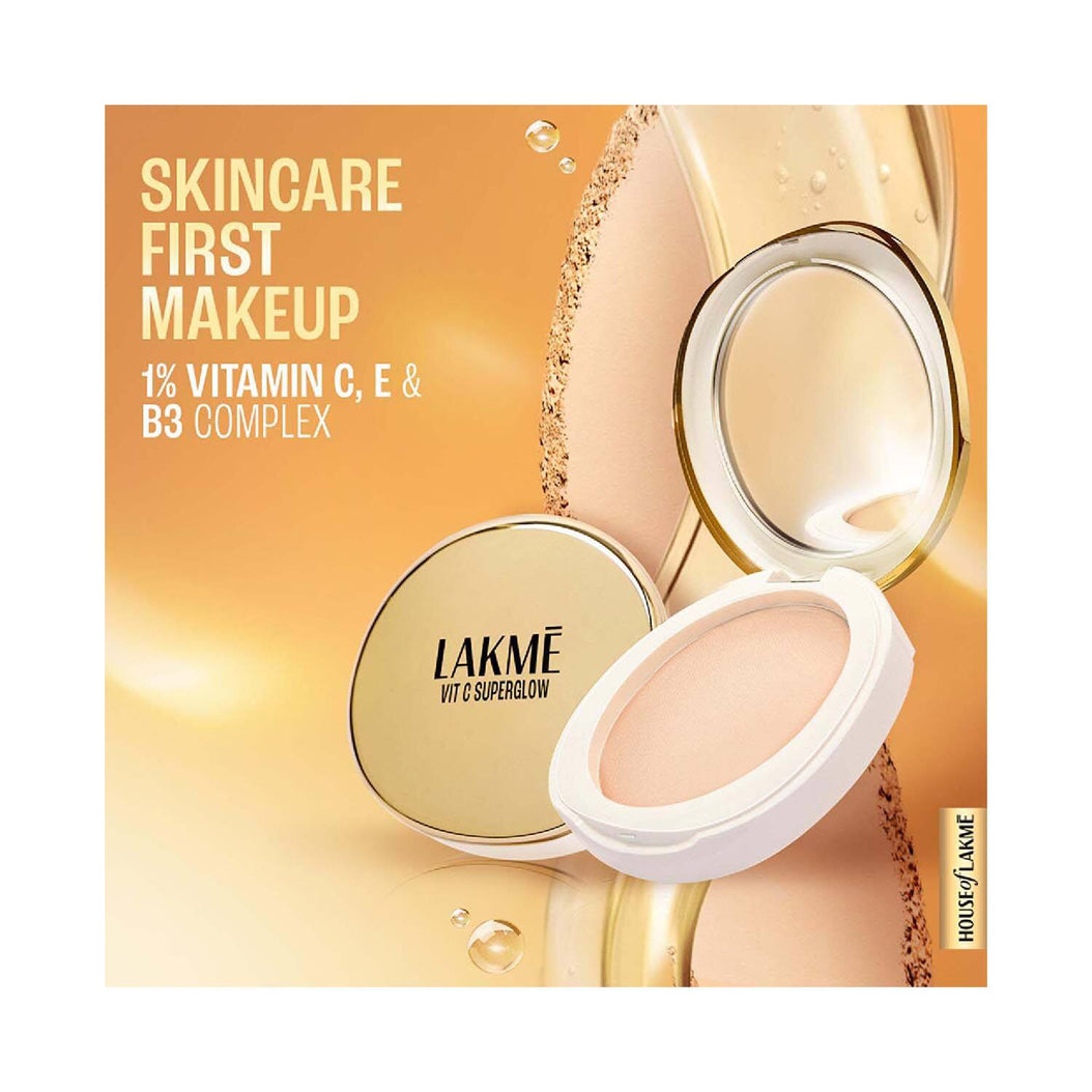Lakme Vitamin C Superglow Skin Perfecting Compact 8G