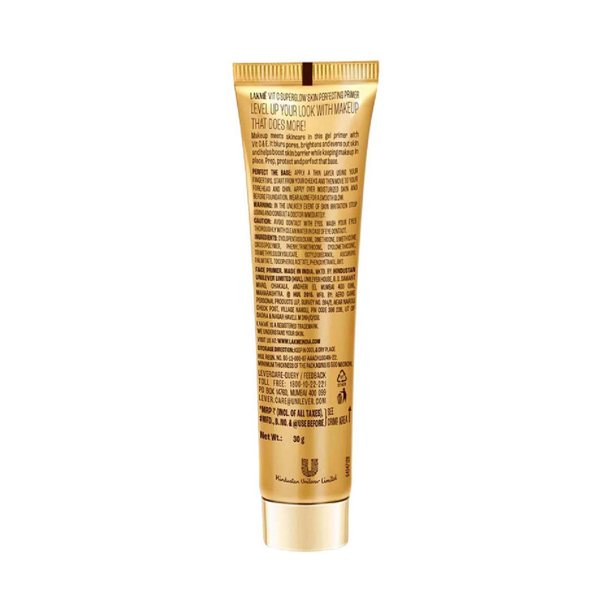 Lakme Vitamin C Superglow Skin Perfecting Primer 30Ml
