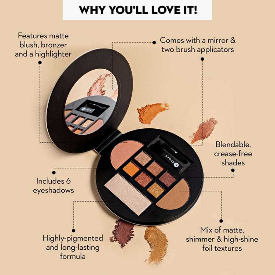 Sugar Contour De Force Eyes And Face Palette 20.3G