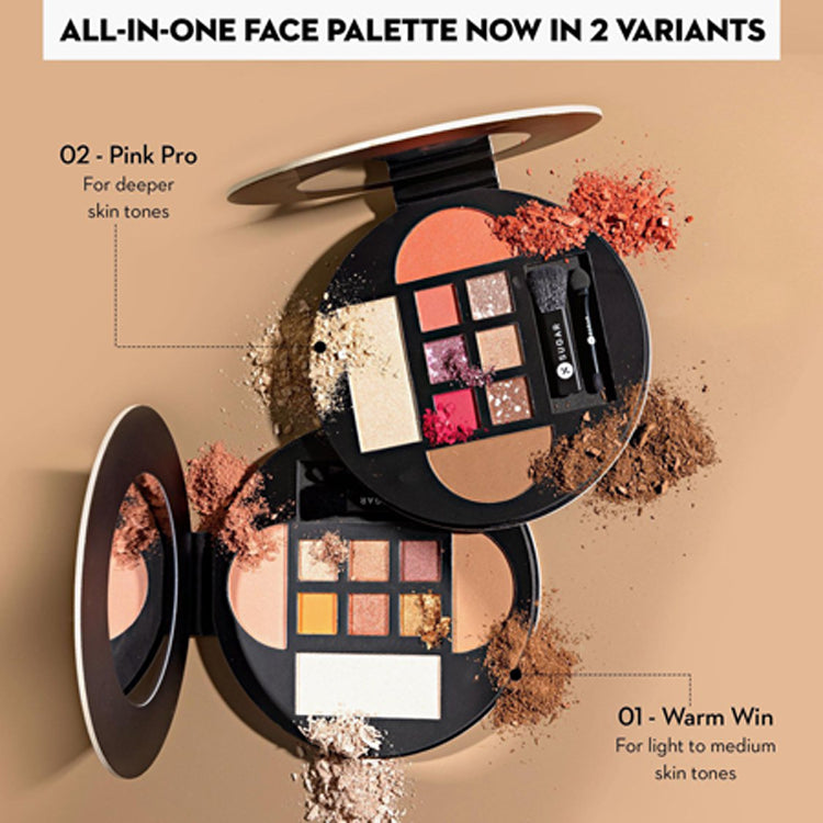 Sugar Contour De Force Eyes And Face Palette 20.3G