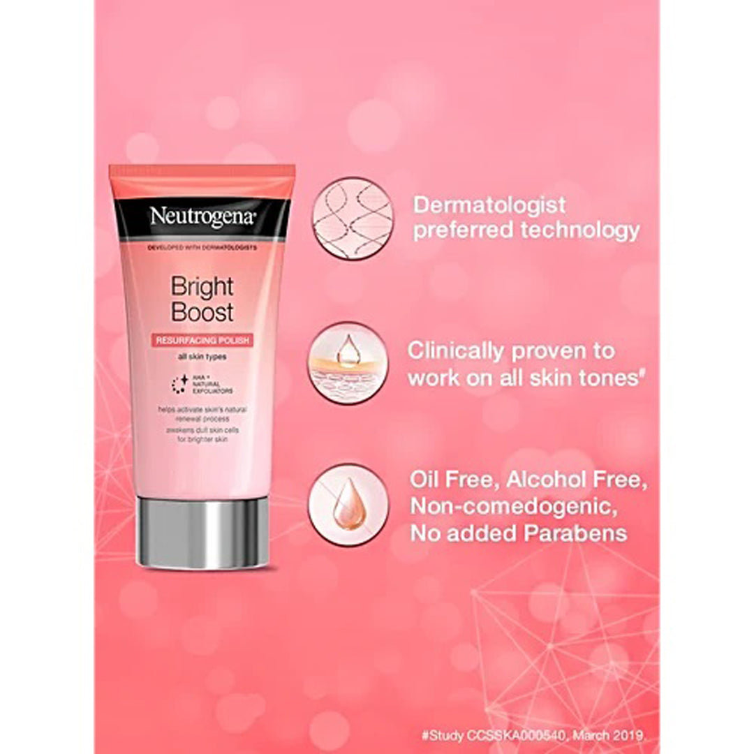 Neutrogena Bright Boost Resurfacing Micro Polish 75Ml