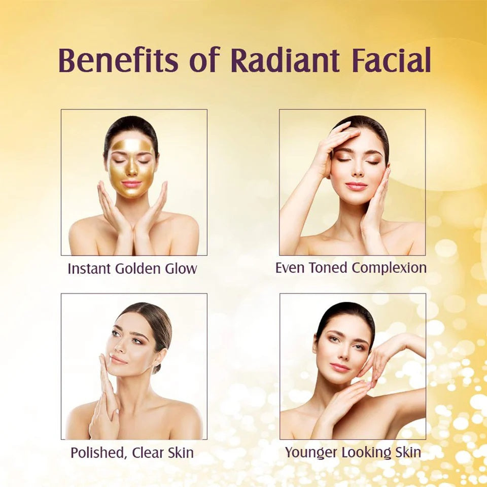 Lotus Radiant Gold Cellular Glow Facial Kit 170G*4N