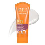 Lotus Safe Sun Uv Screen Mattegel Sunscreen Spf 50 Pa+++