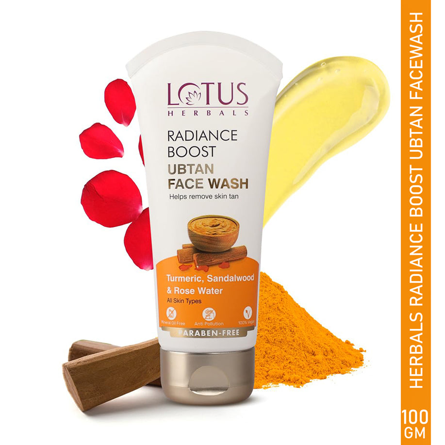 Lotus Herbals Radiance Boost Ubtan Facewash