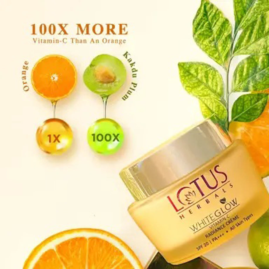 Lotus Whiteglow Vitamin-C Radiance Gel Creme Spf 20 Pa+++