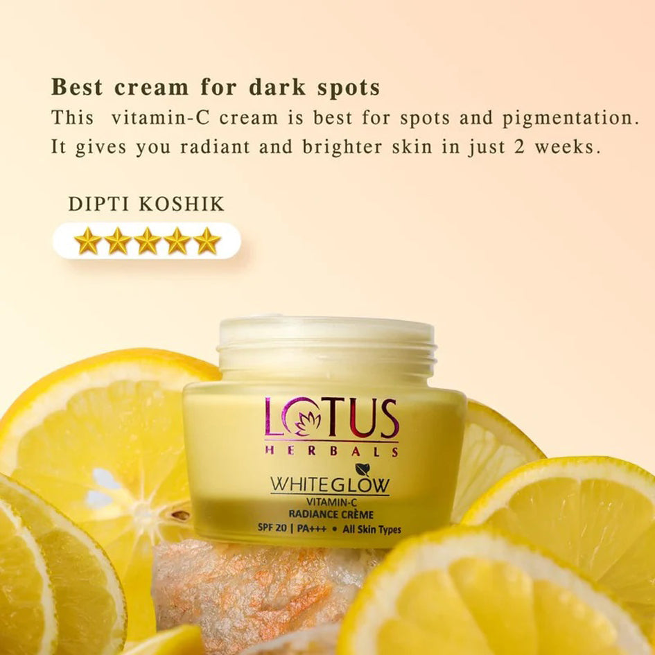 Lotus Whiteglow Vitamin-C Radiance Creme Spf 20 Pa+++