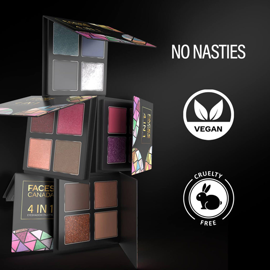 Faces 4 In 1 Eyeshadow Palette